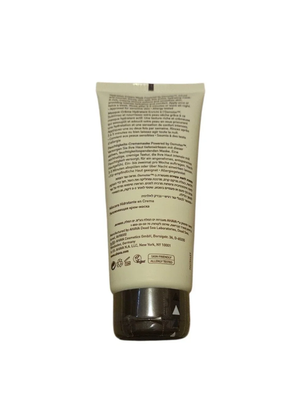AHAVA Time To Hydrate Hydration Cream Mask Full Size 3.4oz / 100ml
